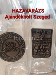 SZÜLETÉSNAPI 0,5 L-es ÓNCÍMKÉS PÁLINKÁS ÜVEGEK TÖBBFÉLE