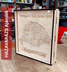 NAGY-MAGYARORSZÁG PUZZLE FALIKÉP VAGY POLCDEKORÁCIÓ "VÁRMEGYÉINK A XX. SZÁZAD ELEJÉN"