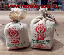 RUBIN SZEGEDI FŰSZERPAPRIKA ÉDES vagy CSÍPŐS 100g OEM 3300 Ft-tól