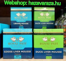   LIBA- VAGY KACSAMÁJ VAGY ASZALT ÁFONYÁS LIBAMÁJ MOUSSE 60% MÁJTARTALOMMAL 70G