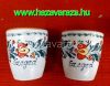 SZEGED FELIRATOS KÉZZEL FESTETT PÁLINKÁSPOHÁR SZÍNES NÉPI MINTÁVAL 1 DB SZEGED FELIRATOS KÉZZEL FESTETT PÁLINKÁSPOHÁR SZÍNES NÉPI MINTÁVAL 1 DB