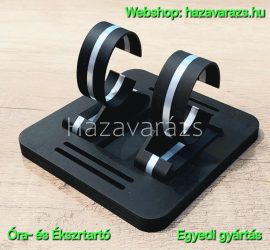 FEKETE DESIGN ÓRA-ÉS ÉKSZERTARTÓ FEKETE DESIGN ÓRA-ÉS ÉKSZERTARTÓ
