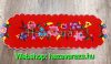 PIROS ALAPON FEHÉR SZEGŐS KALOCSAI FUTÓ 60*20 CM PIROS ALAPON FEHÉR SZEGŐS KALOCSAI FUTÓ 60*20 CM
