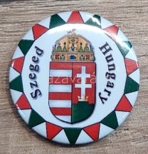 KITŰZŐ CÍMERES SZEGED - HUNGARY FELIRATTAL 3 CM