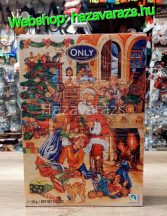 ONLY ADVENTI NAPTÁR PIROS 35x25 CM