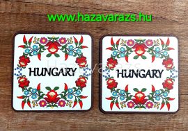 NÉPI MINTÁS POHÁRALÁTÉT HUNGARY VAGY SZEGED/HUNGARY FELIRATTAL TÖBBFÉLE