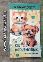   MÁGNESES BEVÁSÁRLÓ LISTA HORVÁTH ILONA RECEPTEKKEL CICÁS KUTYÁS