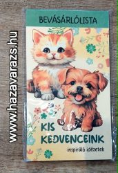 MÁGNESES BEVÁSÁRLÓ LISTA HORVÁTH ILONA RECEPTEKKEL CICÁS KUTYÁS