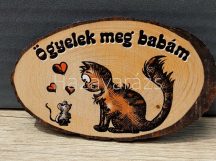   "ÖGYELEK MÖG BABÁM!" KIS EGÉR ÉS A CICA FA HŰTŐMÁGNES