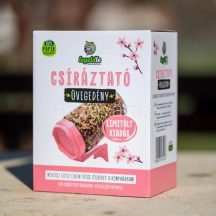 CSÍRÁZTARTÓ ÜVEGEDÉNY RÓZSASZÍN