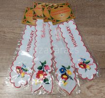 KÖNYVJELZŐ TELIHÍMZETT PIROS SZEGŐVEL 1 DB 