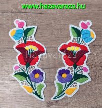 PÁROS KALOCSAI FELVARRÓ FEHÉR KÖZEPES 15x4,5 cm 2 DB-os