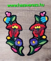 PÁROS KALOCSAI FELVARRÓ FEKETE KÖZEPES 15x4,5 cm 2 DB-os