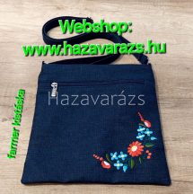 NÉPI MINTÁS HÍMZETT FARMER KISTÁSKA
