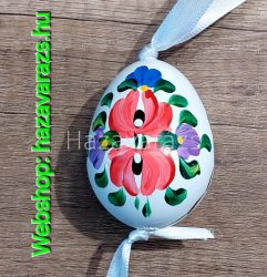 KÉZZEL FESTETT FA TOJÁS 6 CM FEHÉR HUNGARY FELIRATTAL 1 DB-OS KÉZZEL FESTETT FA TOJÁS 6 CM FEHÉR HUNGARY FELIRATTAL 1 DB-OS