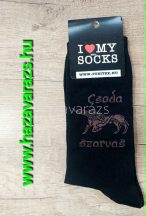 CSODASZARVAS  FEKETE-BARNA SZÁRAS ZOKNI FÉRFI/MEN 41-45