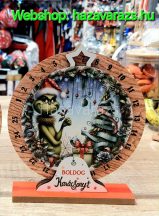 ADVENTI VISSZASZÁMLÁLÓ ASZTALI DEKORÁCIÓ GRINCH