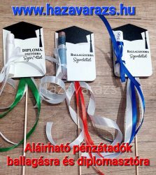 PÉNZÁTADÓS TÁBLÁCSKA DIPLOMAOSZTÓRA 