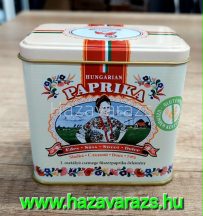   PAPRIKA MANUFAKTÚRA I. OSZTÁLYÚ KALOCSAI FŰSZERPAPRIKA ŐRLEMÉNY FÉM DÍSZDOBOZBAN 100g ÉDES