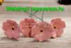 RÓZSASZÍN SZÍNŰ KERÁMIA VIRÁG 1DB RÓZSASZÍN SZÍNŰ KERÁMIA VIRÁG 1DB