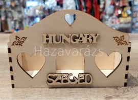 3 RÉSZES TARTÓ HUNGARY / SZEGED FELIRATTAL 1999 FT-TÓL 