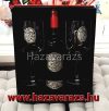 BOLDOG NYUGDÍJAS ÉVEKET VÖRÖSBOROS SZETT DÍSZDOBOZBAN