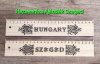 HUNGARY VAGY SZEGED FA VONALZÓ 25 cm HUNGARY VAGY SZEGED FA VONALZÓ 25 cm