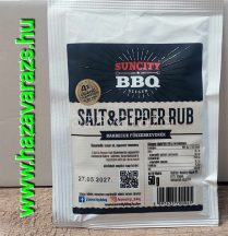 SALT & PEPPER RUB BBQ FŰSZERKEVERÉK 50 G