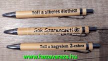 TOLL A KEGYELEM KETTESÉRT  BAMBUSZ TOLL