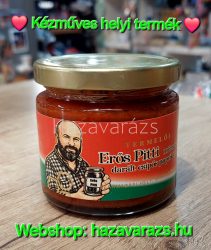 ERŐS PITTI  TERMELŐI MÉZES SZÓSZ DARÁLT CHILIPAPRIKÁVAL 230 G