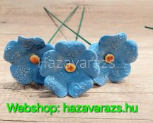 VILÁGOSKÉK KERÁMIA VIRÁG 1DB