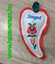 HÍMZETT TŰPÁRNA SZÍV 14 CM SZEGED