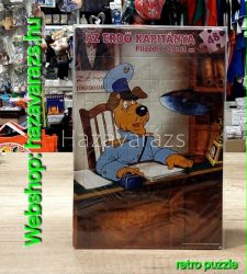 RETRO MAGYAR 48 DB-OS PUZZLE AZ ERDŐ KAPITÁNYA KUTYÁS