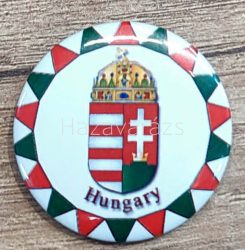 KITŰZŐ CÍMERES HUNGARY FELIRATTAL 3 CM