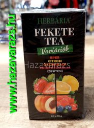 FEKETE TEA VÁLOGATÁS 30G: EPER*CITROM*ŐSZIBARACK*ERDEI GYÜMÖLCS
