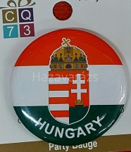 KITŰZŐ CÍMERES HUNGARY FELIRATTAL 5,5 CM