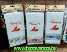 PAPRIKA MINTÁS KONYHARUHA HUNGARY FELIRATTAL ALUL MINTÁS