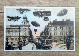SZEGED A JÖVŐBEN FOTÓ EREDETI 1930-AS KÉPESLAP ALAPJÁN TÖBBFÉLE MÉRETBEN 350 Ft-tól