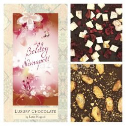 BOLDOG NÉVNAPOT LUXORY CHOCOLATE BY LATIN NEGYED 2*65 g VIRÁGOS BOLDOG NÉVNAPOT LUXORY CHOCOLATE BY LATIN NEGYED 2*65 g VIRÁGOS