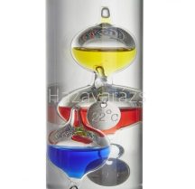 GALILEO GALILEI HŐMÉRŐ 40 CM SZÍNES ÜVEGGÖMBÖKKEL