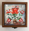 DJ PIROS TULIPÁNOK TEÁSDOBOZ 17*17*5 CM DJ PIROS TULIPÁNOK TEÁSDOBOZ 17*17*5 CM