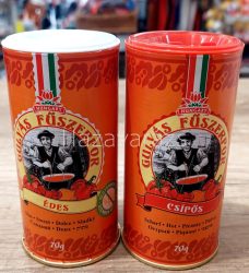 GULYÁS FŰSZERKEVERÉK SZÓRÓFEJES DOBOZBAN 70 g ÉDES VAGY CSÍPŐS