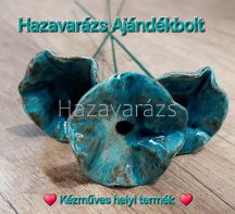 SPA TÜRKIZZ ZÖLD KERÁMIA VIRÁG 1DB