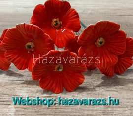 PIROS KERÁMIA VIRÁG 1DB PIROS KERÁMIA VIRÁG 1DB