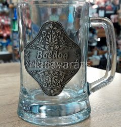 BOLDOG SZÜLETÉSNAPOT ÓN CÍMKÉS KORSÓ 0,5L 